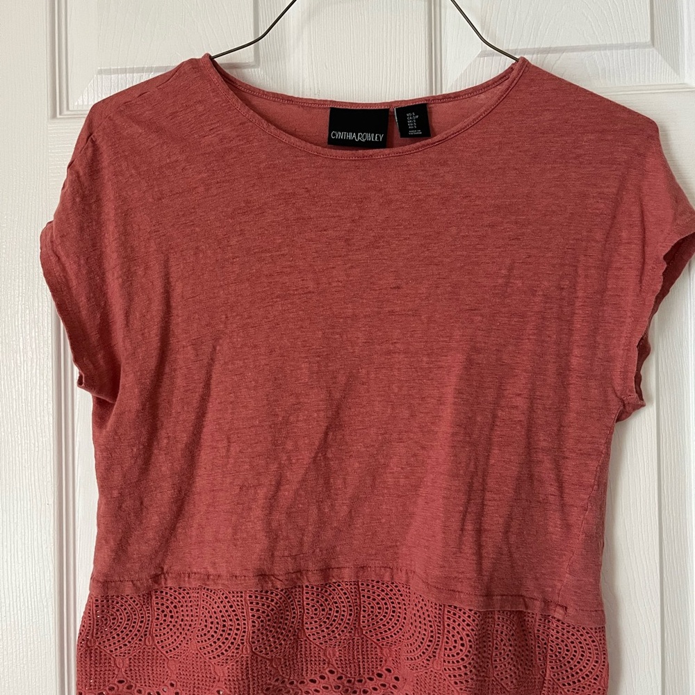 Lace Women's Pink Mauve Top